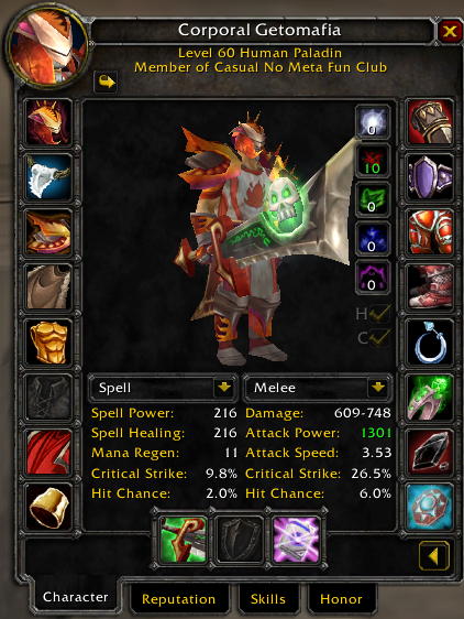 CharacterStatsClassic (Character Stats Classic) — изображение 1