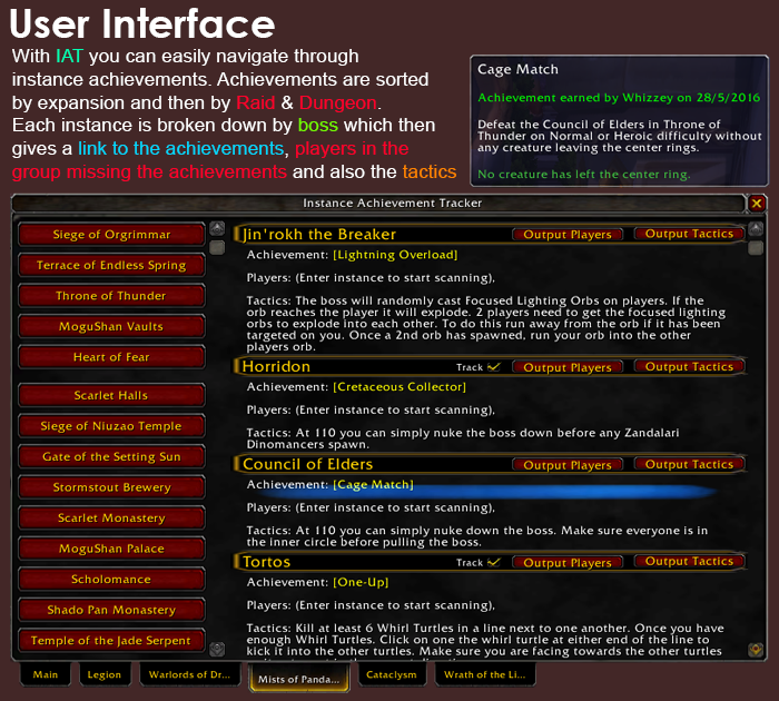 Instance Achievement Tracker — изображение 1