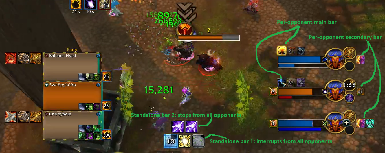 Arena cooldowns